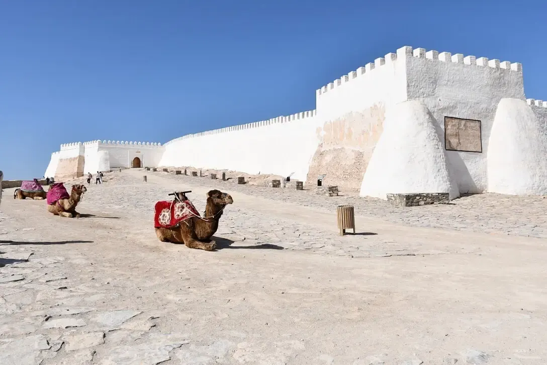 The white walls of Kasbah Oufella above Agadir